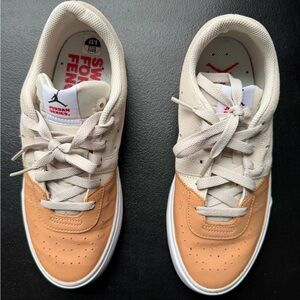 Jordan Kids' Sneakers in Tan and White